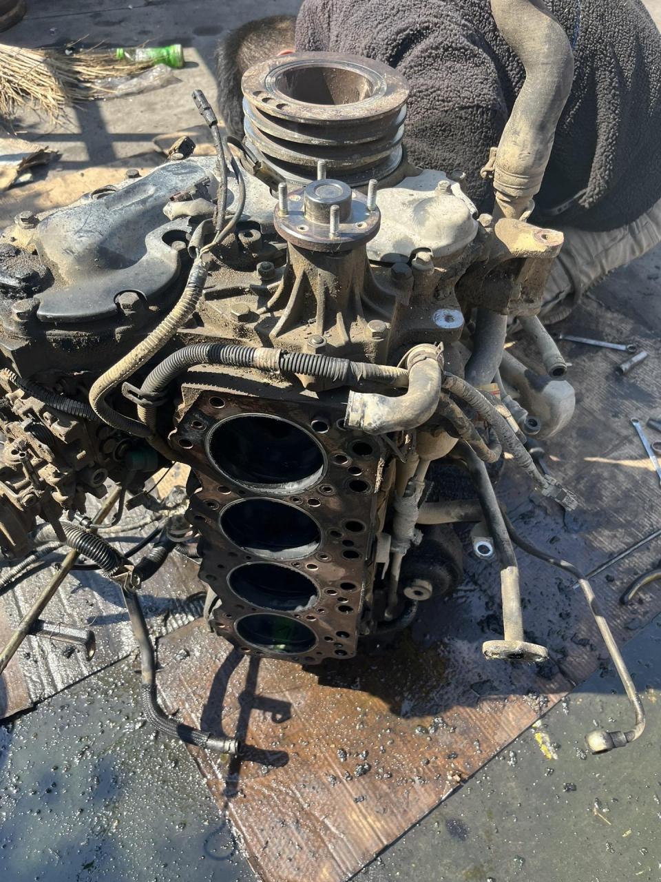 五十铃4jb1原装四配套装机