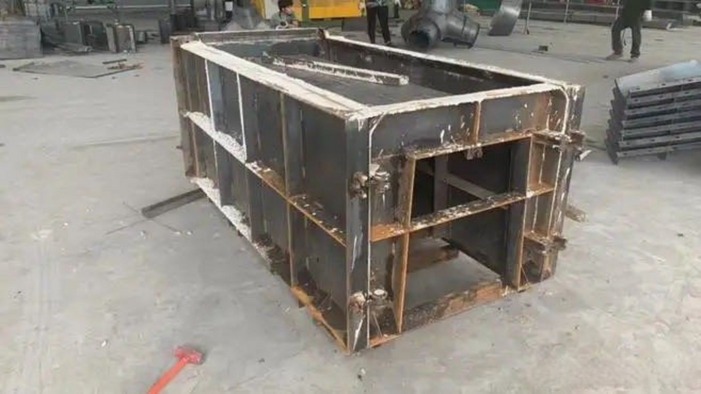 矩形渠钢模具 水利农田矩形渠模具矩形渠钢模具 水利农田矩形渠模具