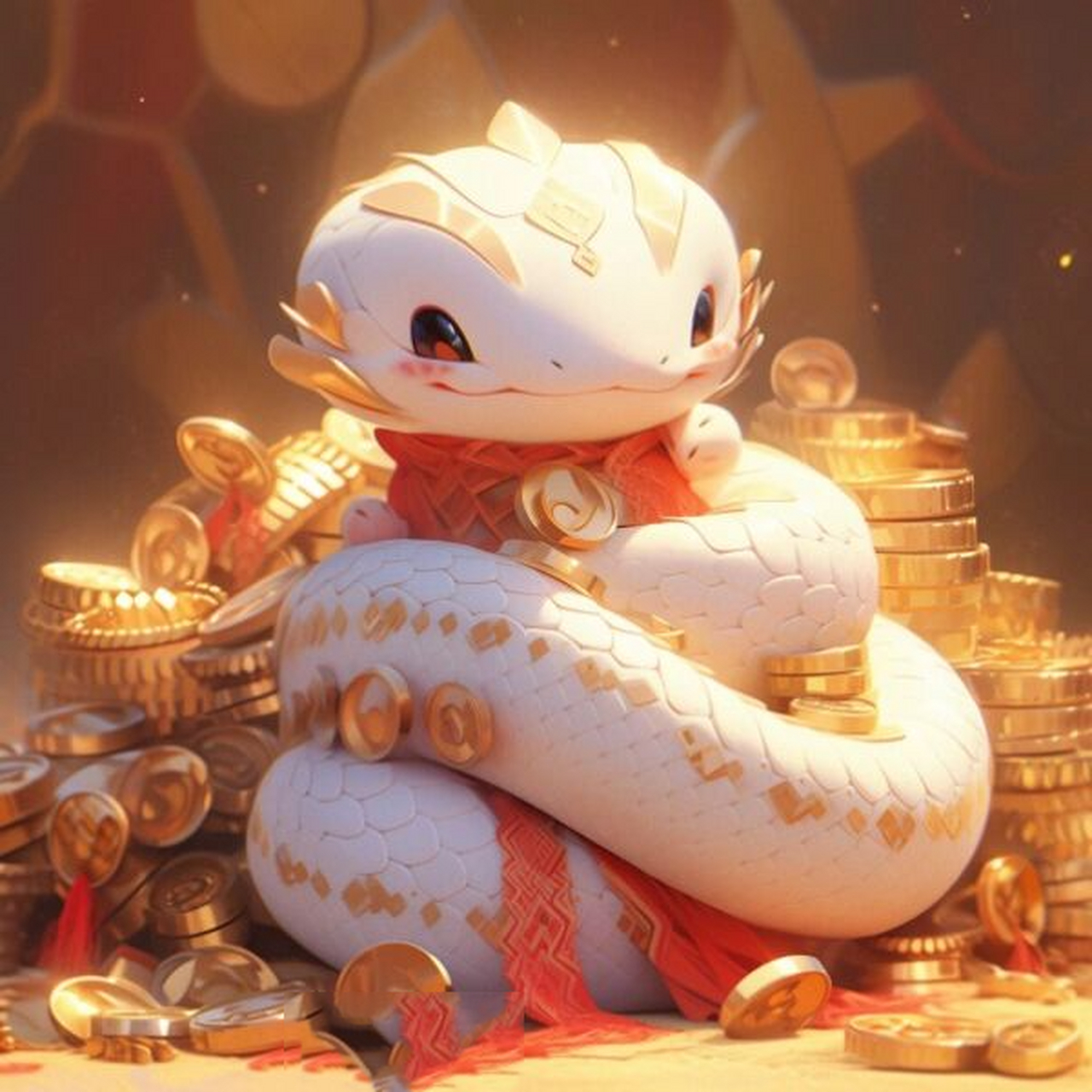 90生肖头像 | 巳蛇 | 纳财蛇90