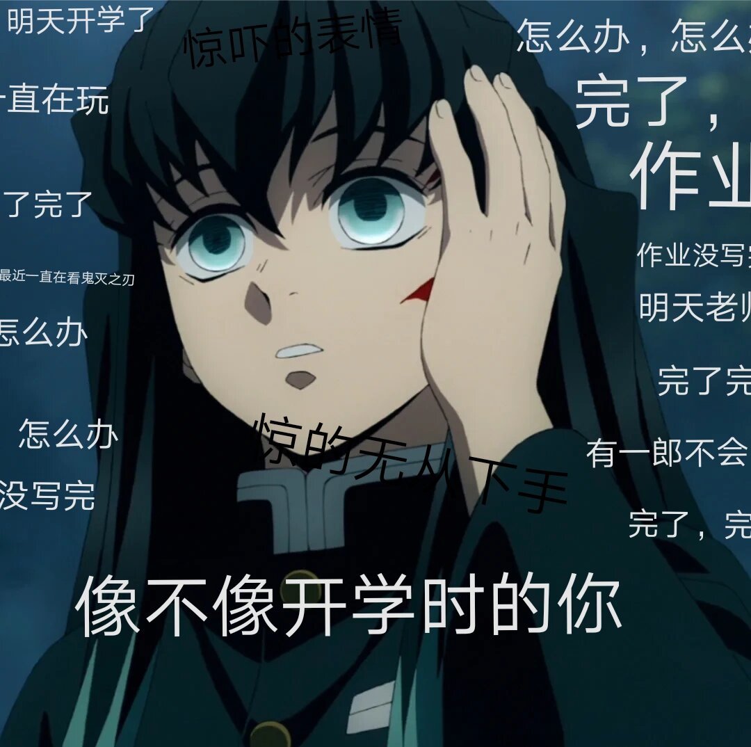 时透无一郎表情包第九弹