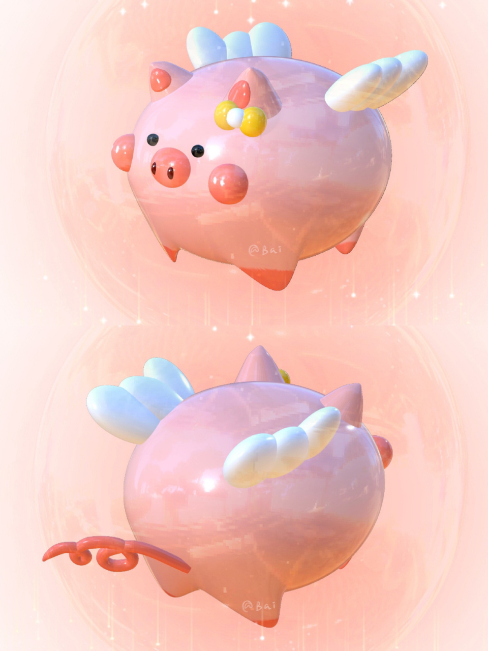 ipad nomad 建模|99飞天小猪猪 礼貌拿图哦 小众情侣头像|3d建模