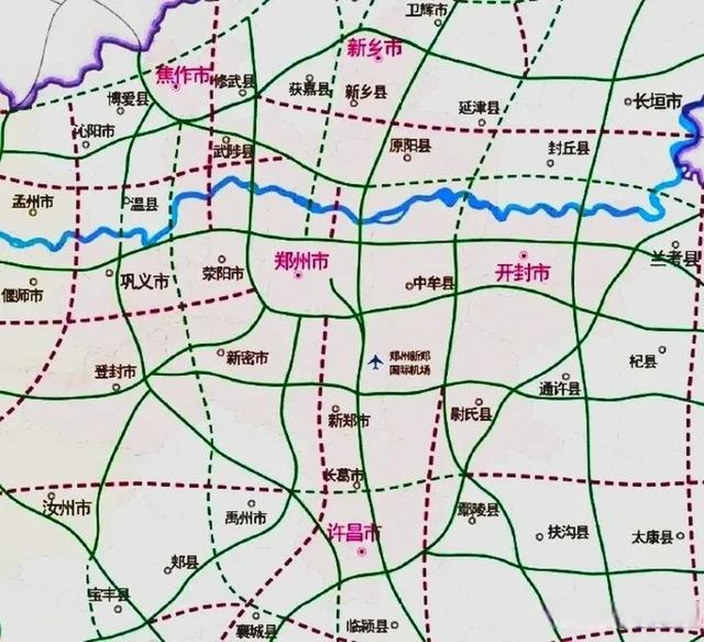 河南省高速公路网规划图片