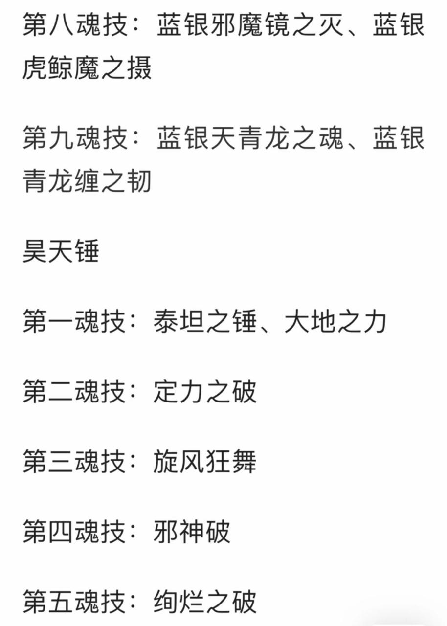 唐三18个魂技