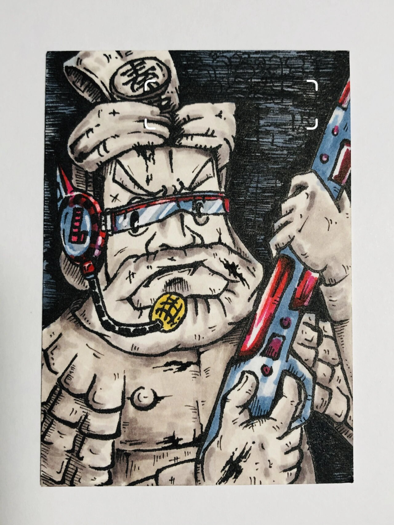 【原创手绘】回到未来-兵马俑系列 兵马俑未来战士三人组90