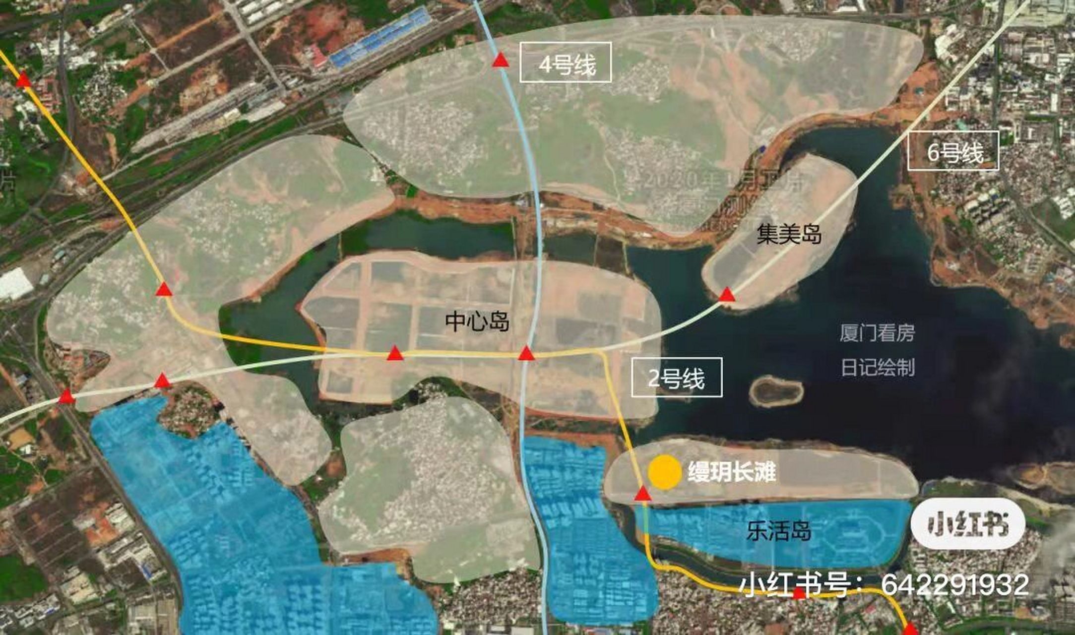 厦门海沧马銮湾新房对比和板块解析 马銮湾一共分为4个板块:96166