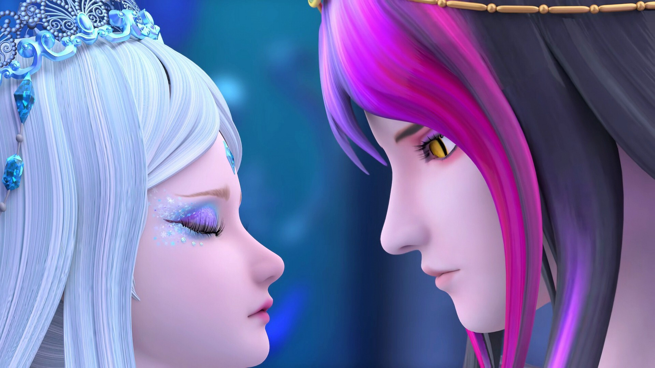 叶罗丽精灵梦——冰公主and颜爵 非常的喜欢冰公主啊,分享一组冰公主