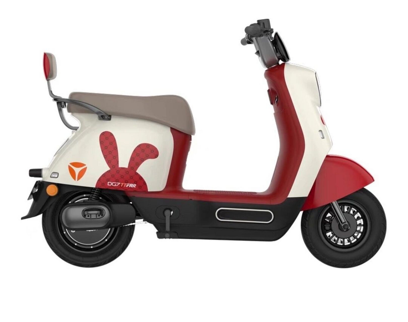 雅迪电动车冠能dg7 小姐姐专属坐骑种草97|续航80公里 配置:铝合金