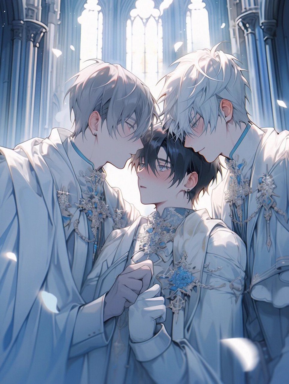 你是我的 | 动漫男生头像壁纸插画素材 作图的时候不小心man输成了men