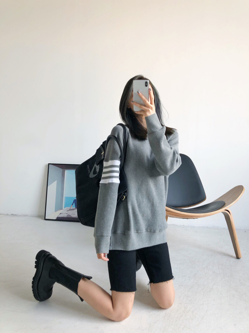 经典三道杠96thom browne tb卫衣短裤～ 太太太好看啦～ 今日份分享