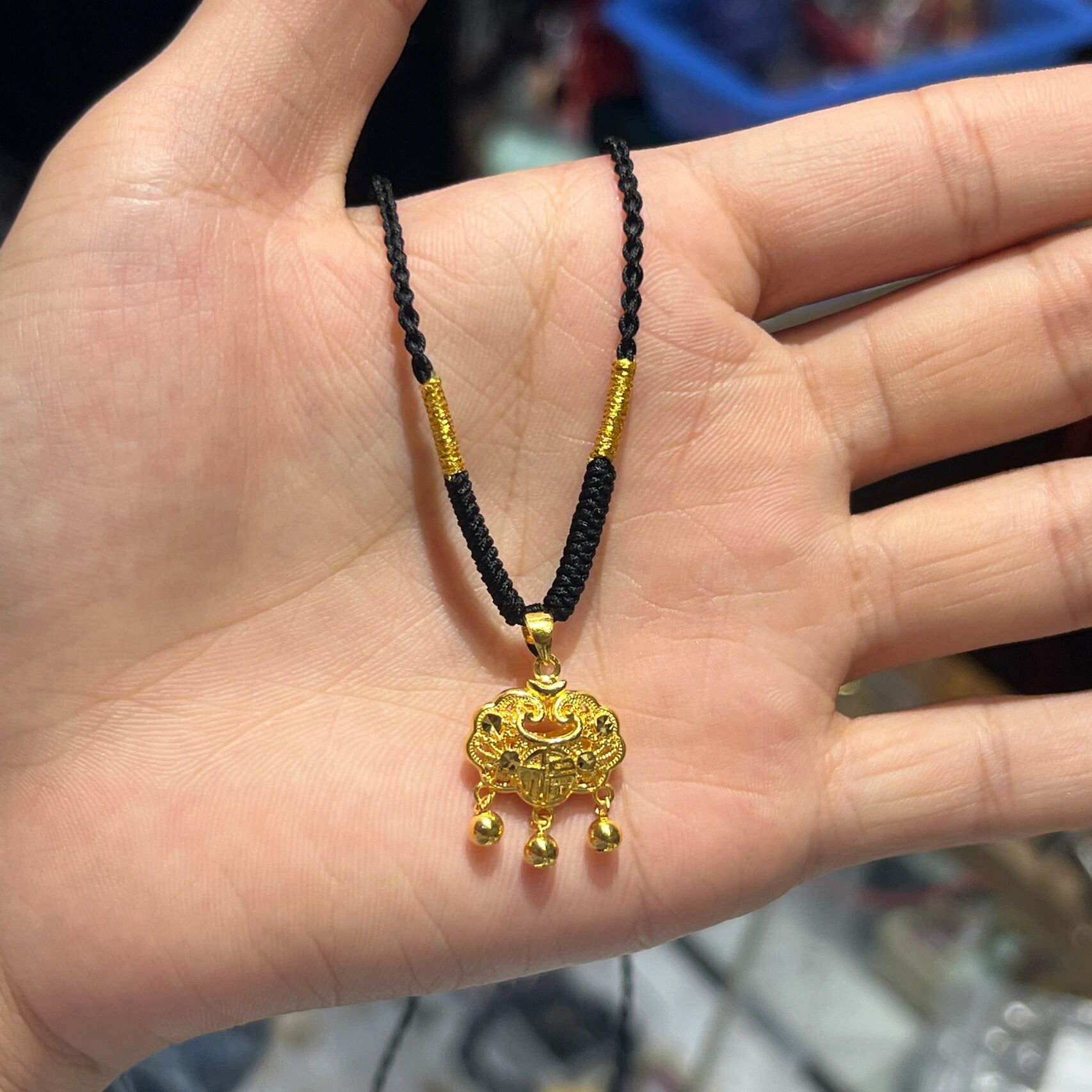 三克多的小金锁 真的不要太精致了