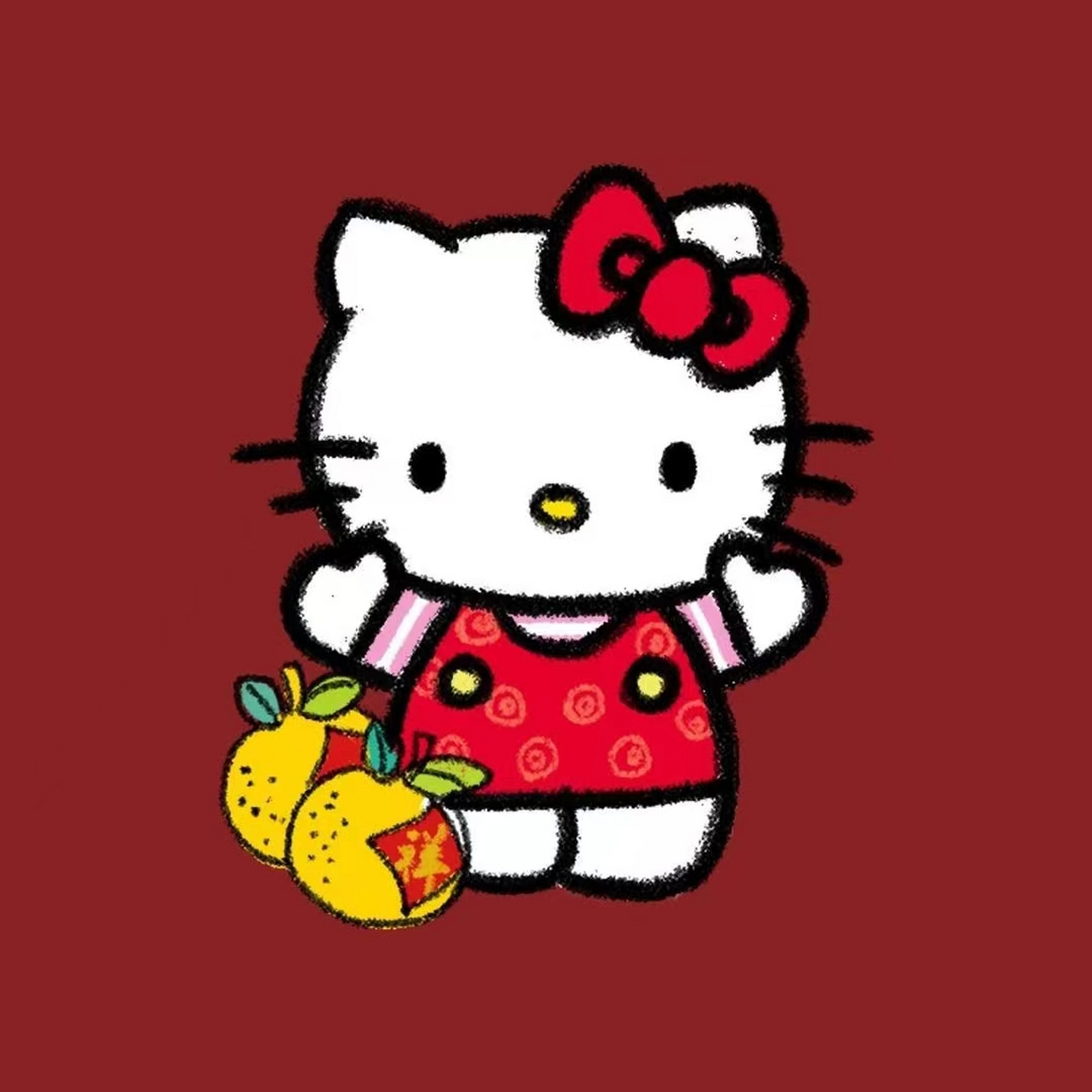 田曦薇抖音头像是什么动漫 是非常04可爱的hello kitty卡通头像哦