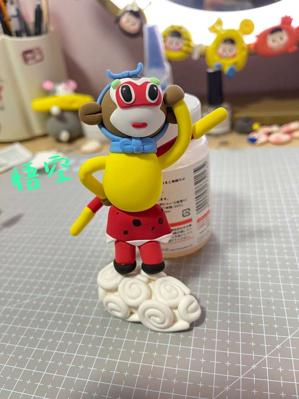 西游记超轻粘土人物 童年经典动画形象,西游记师徒四人,小时候最迷了