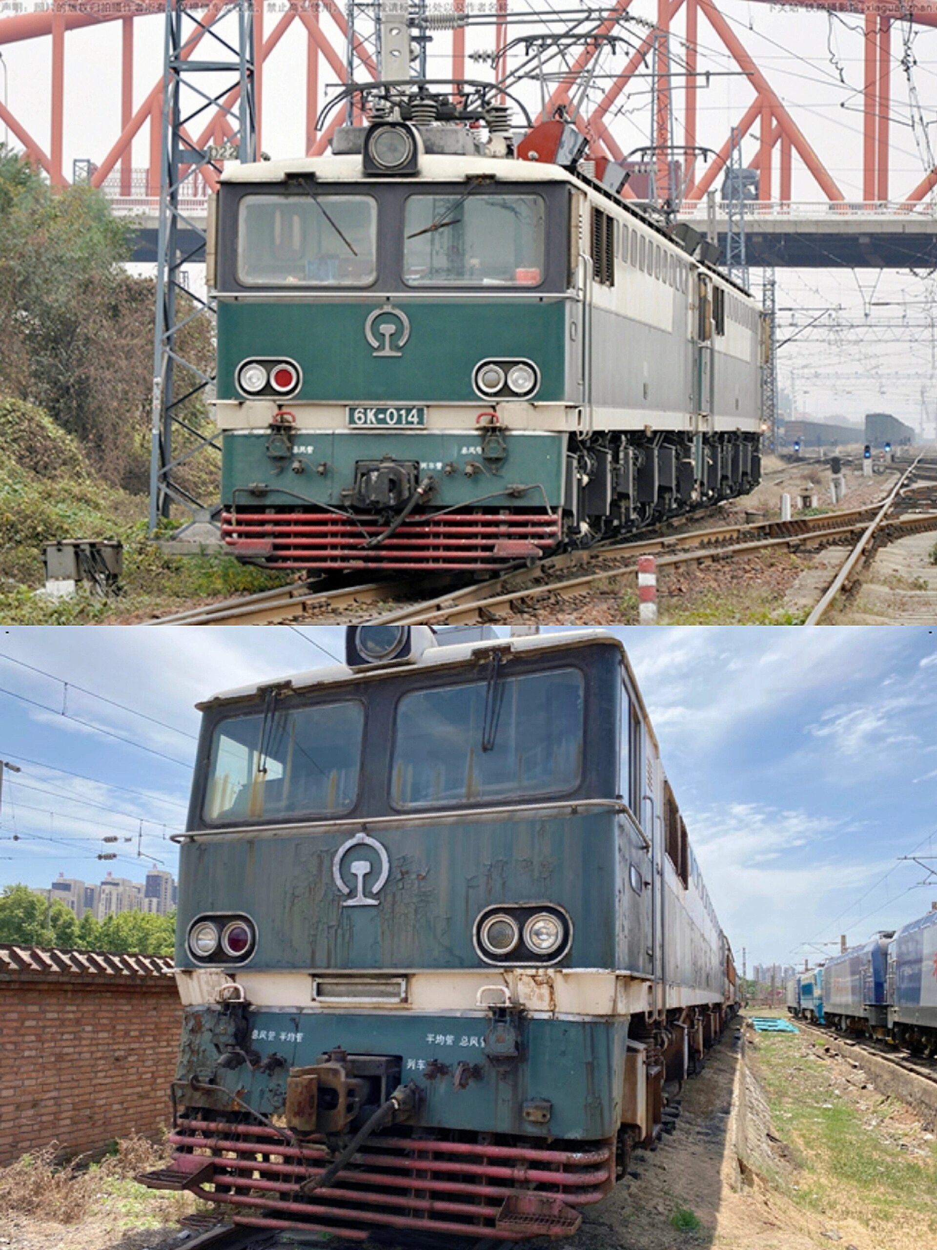 川崎重工6k电力机车曾陇海线主要力量 6k型电力机车是中华人民共和国