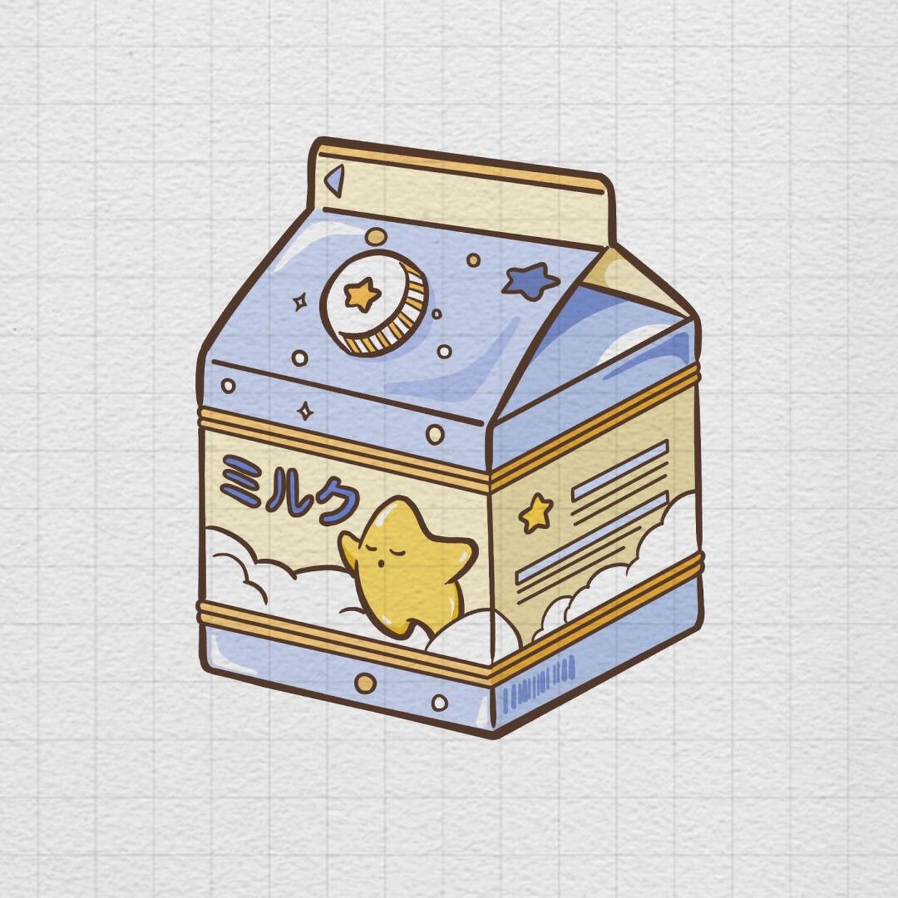 简笔画|一盒酸奶 这两天吃了那么多,要不要来一盒酸奶呀[捂脸][捂脸]