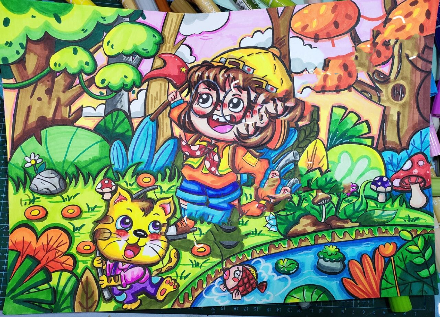 儿童画——森林主题 儿童画,主题画 万能主题