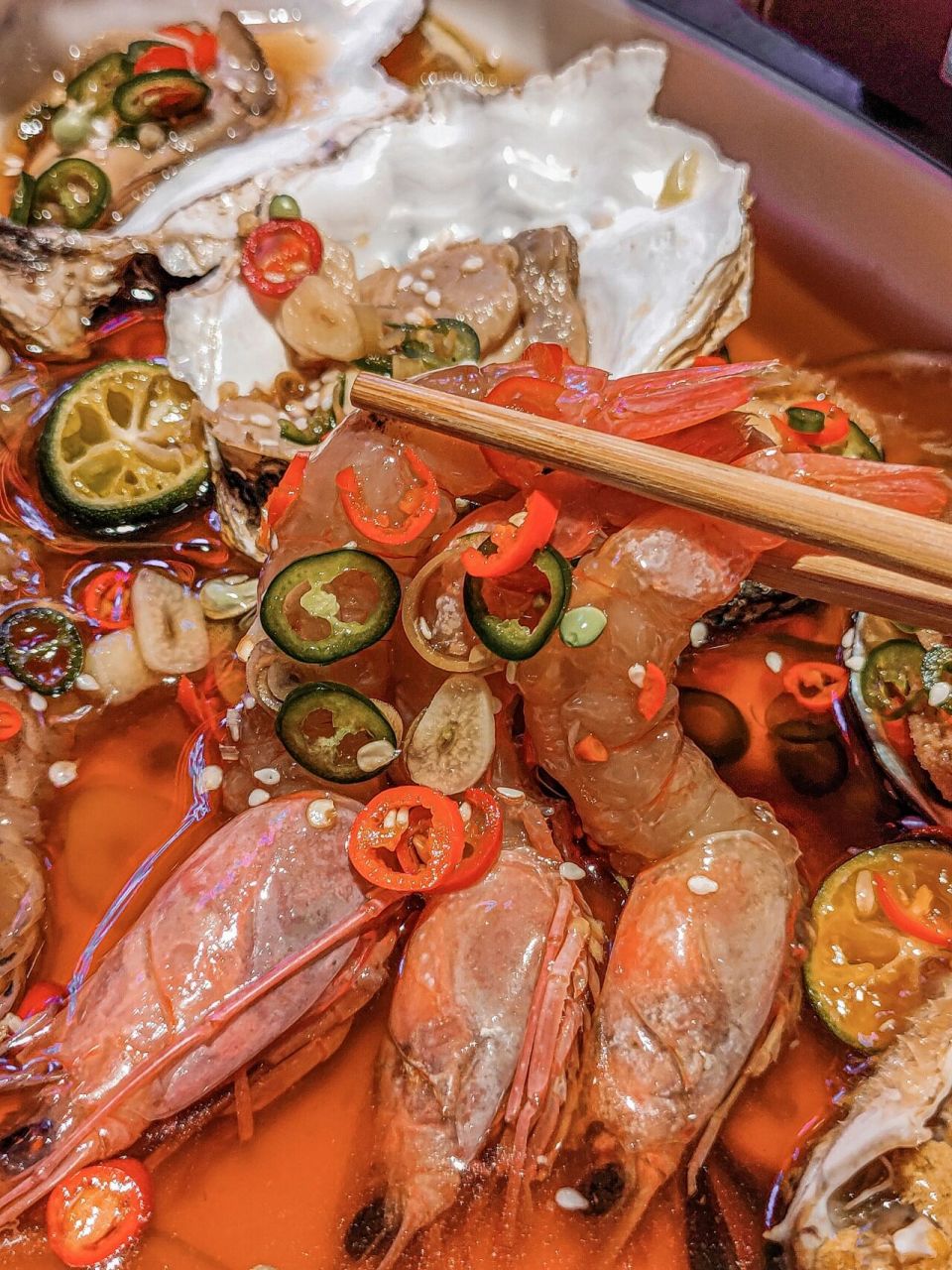 长春泰式生腌|首家生腌皮皮虾 冬阴功龙虾面 真真的是头一次吃泰式生