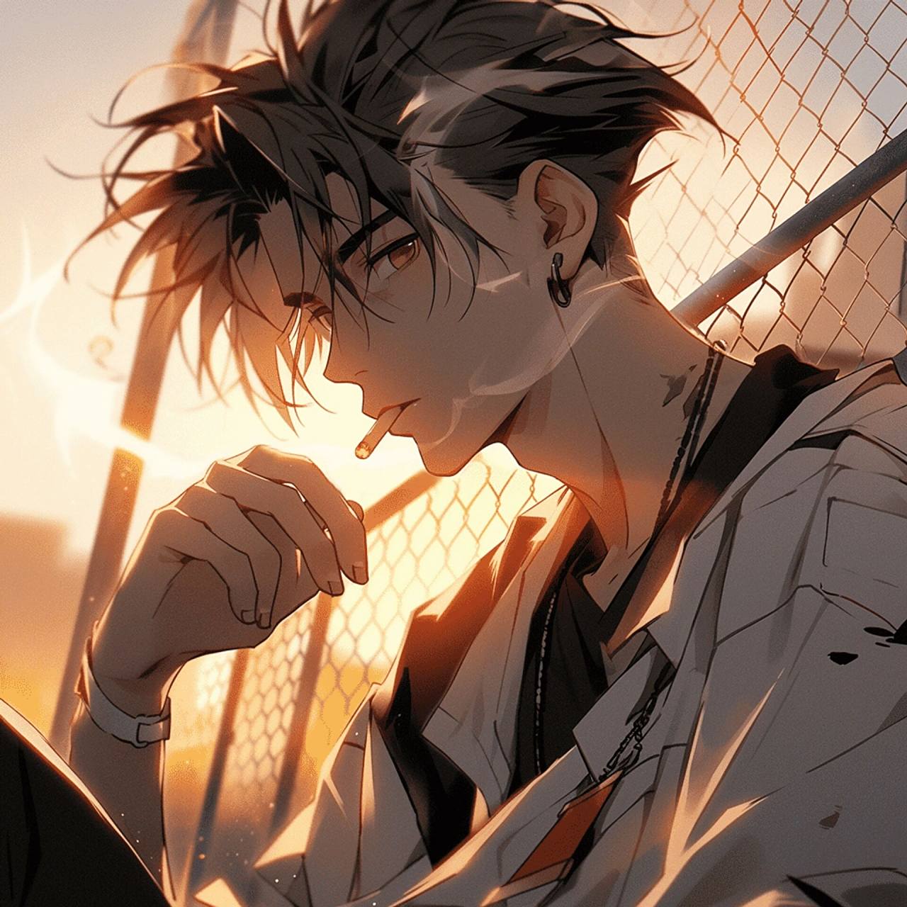 痞帅痞帅的动漫男头丨首发