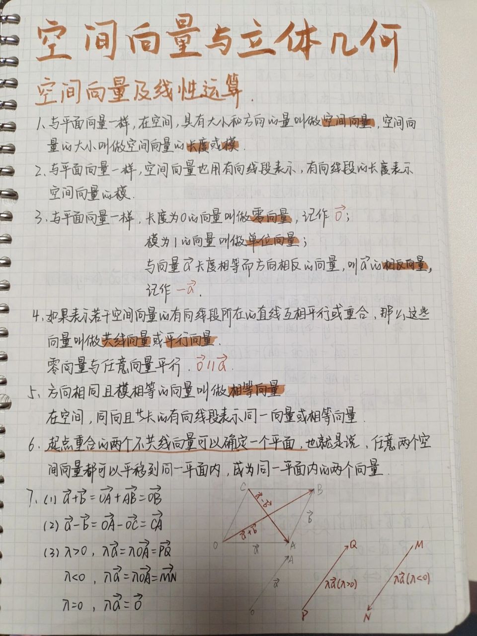 高二数学笔记 第一章 空间向量与立体几何