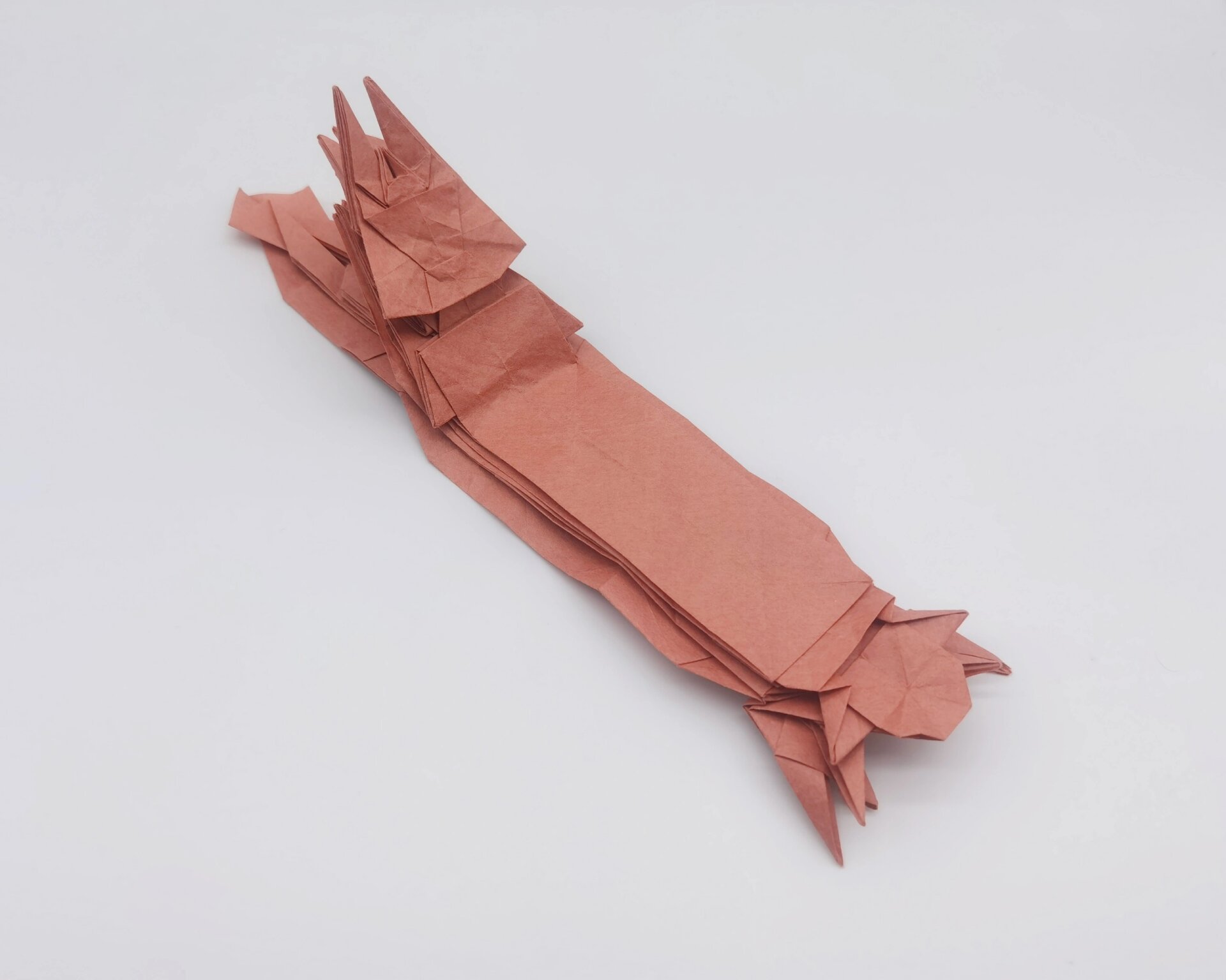 一张纸折个皮皮虾(中村枫设计) 用纸50cm 用时8小时