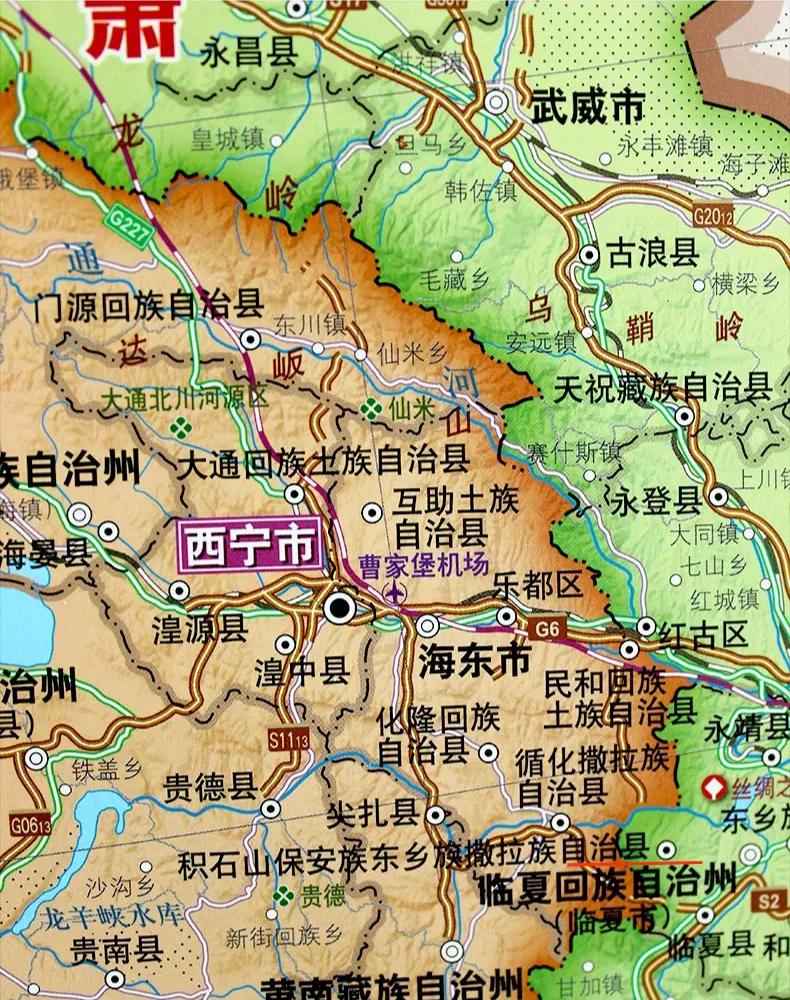 甘肃兰州西南部的临夏回族自治州简称临夏州,这里面积8169平方公里