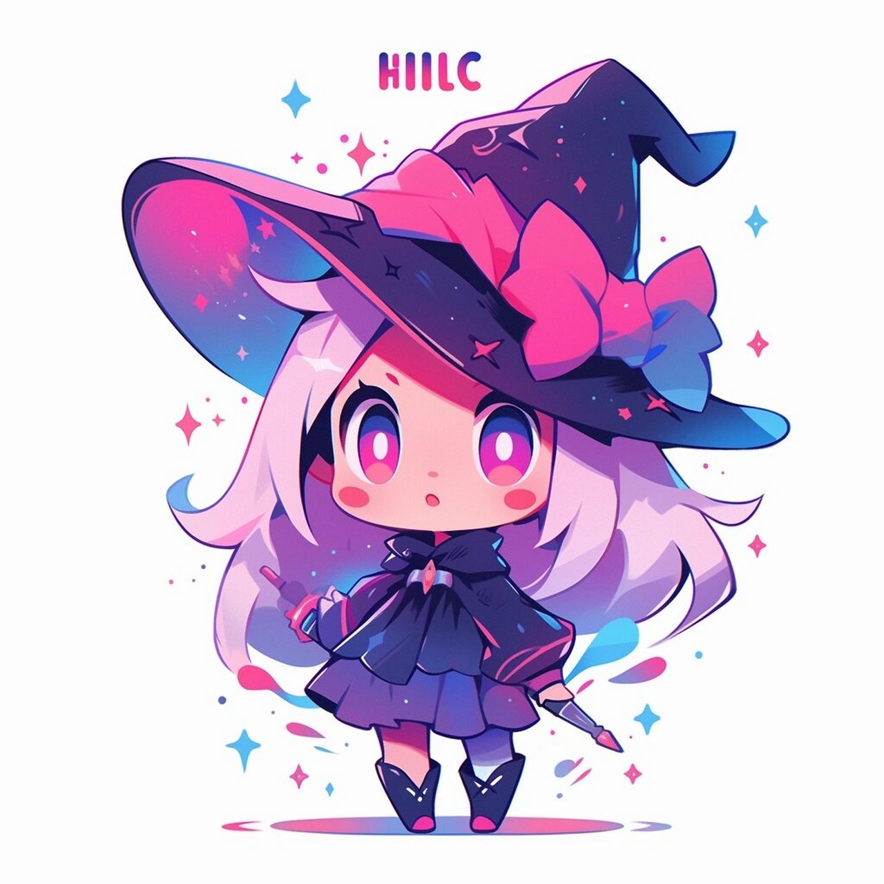 万圣节将至,来款可爱的女巫头像