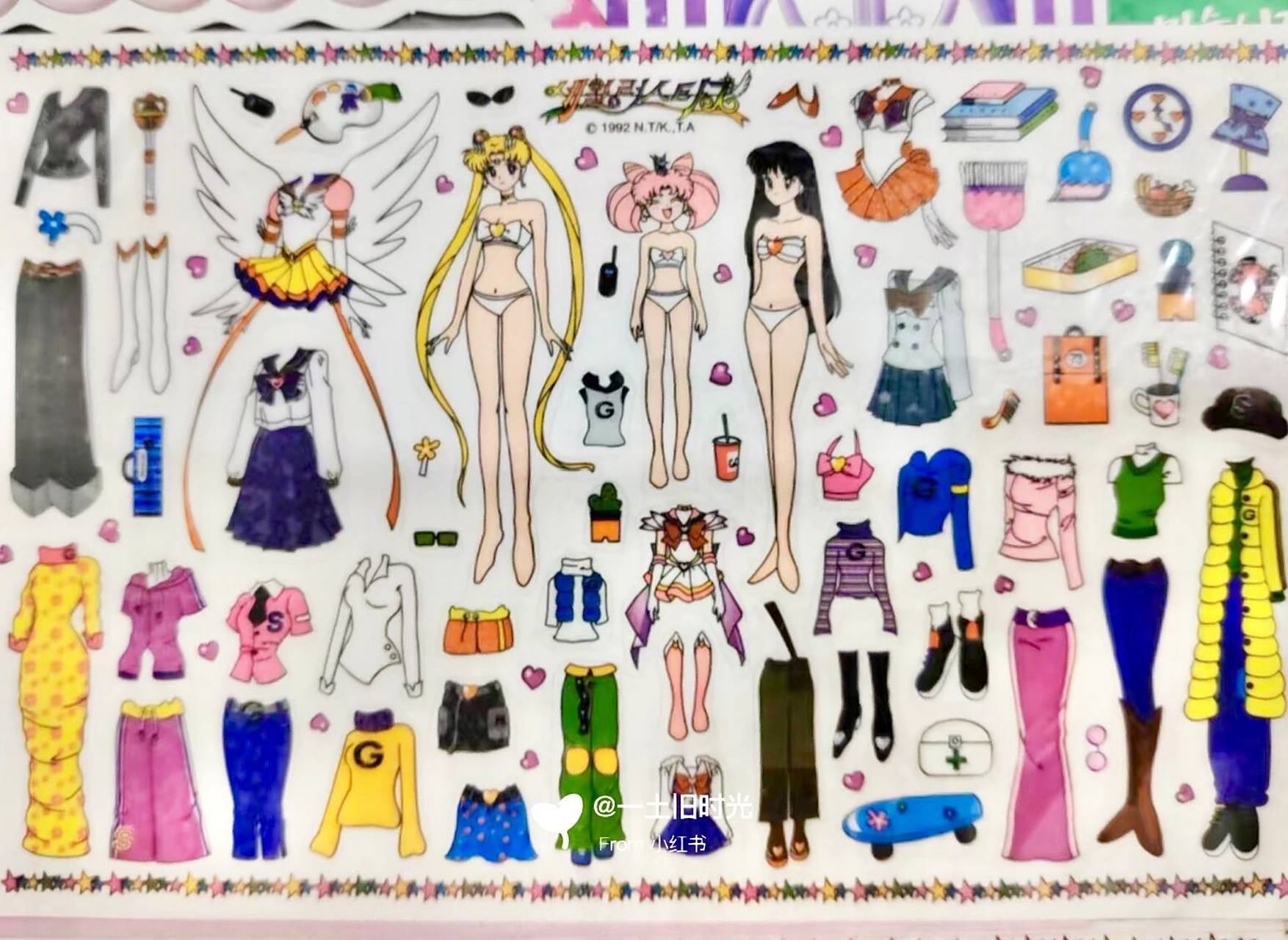 美少女换装贴纸,是你的心头好吗?