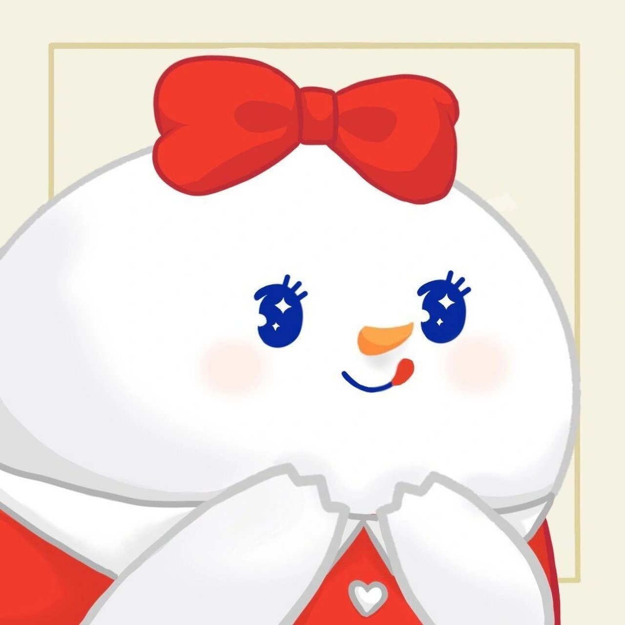 蜜雪冰城丨雪王雪妹momo情头 蜜雪冰城雪王情头(momo版)