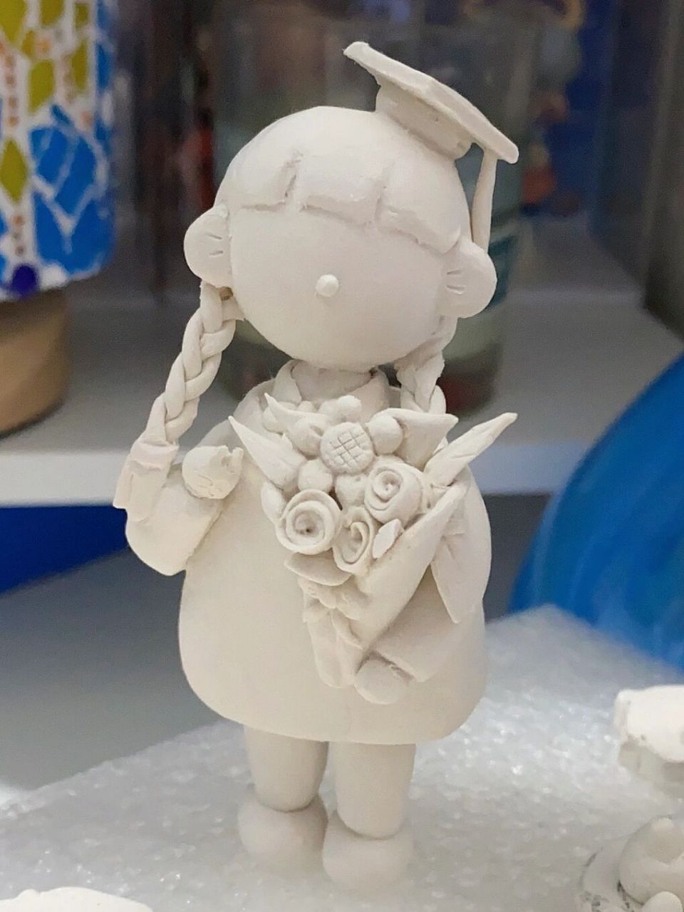 粘土手工# #粘土教程# #石塑粘土# #毕业礼物# #石塑粘土人物# #毕业