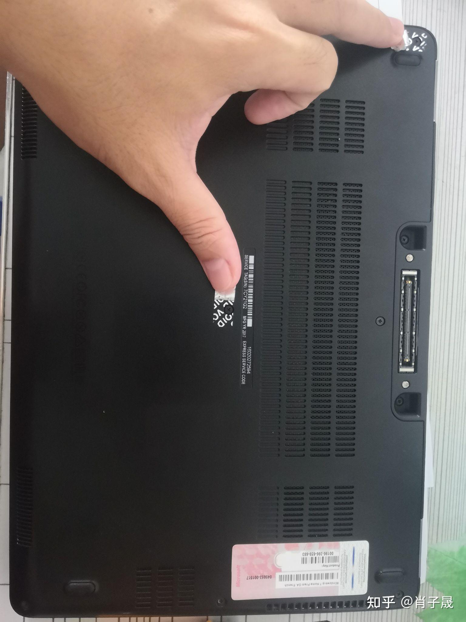 戴尔7270拆机换键盘过程