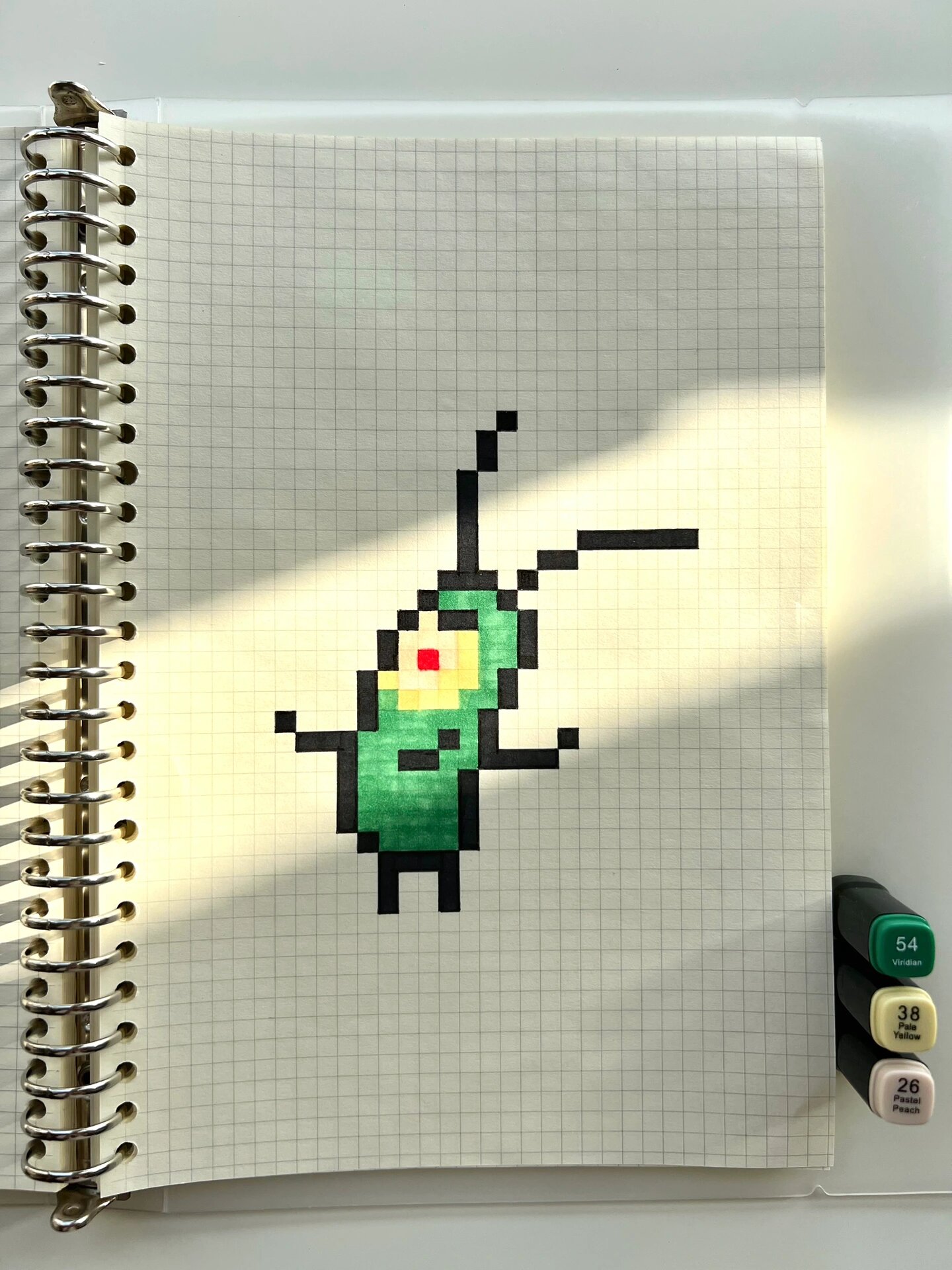 像素画-痞老板「教程」 93附 | 步骤 | 色号 | 规格 96网格本:b5