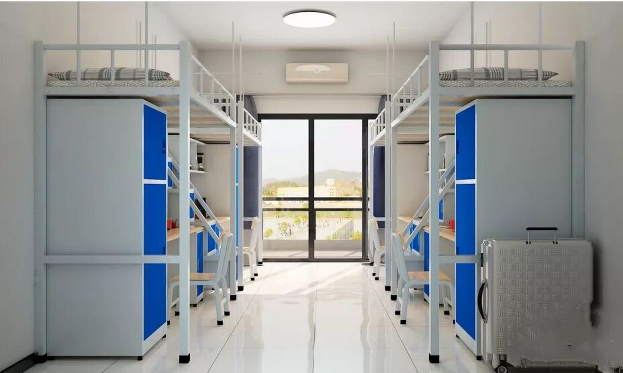 江门职院四人间宿舍,不要错过 四人间是女生住的,男生一般是8人间