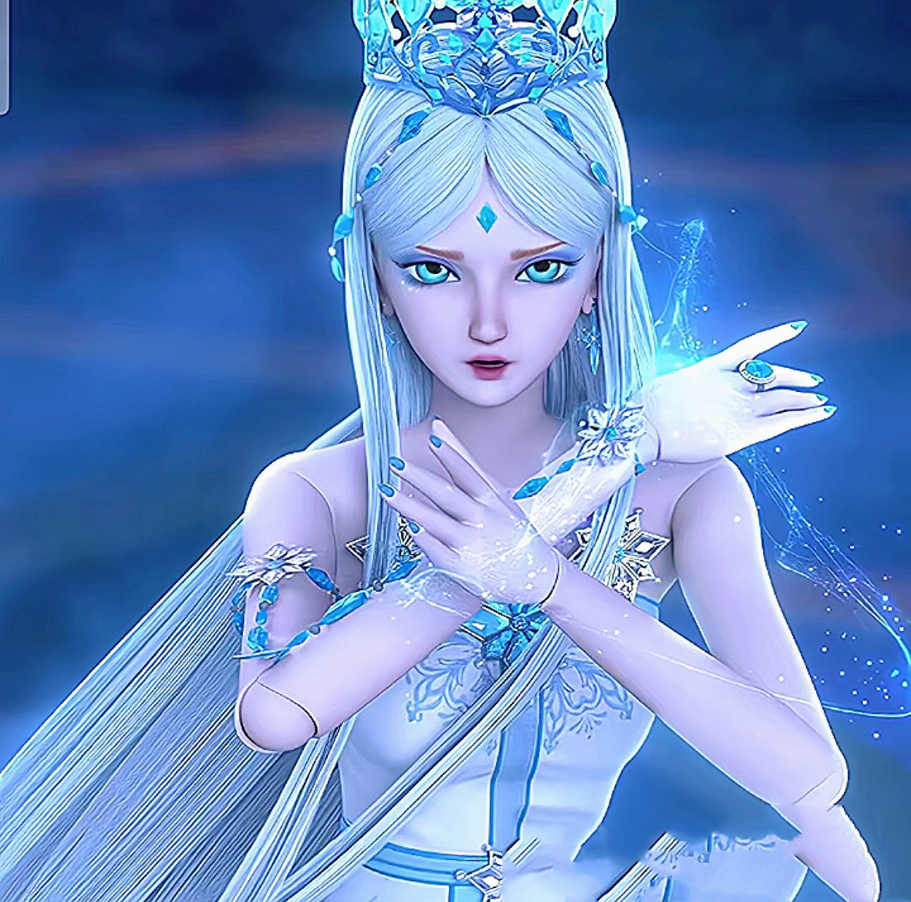 推/冰公主壁纸 头像