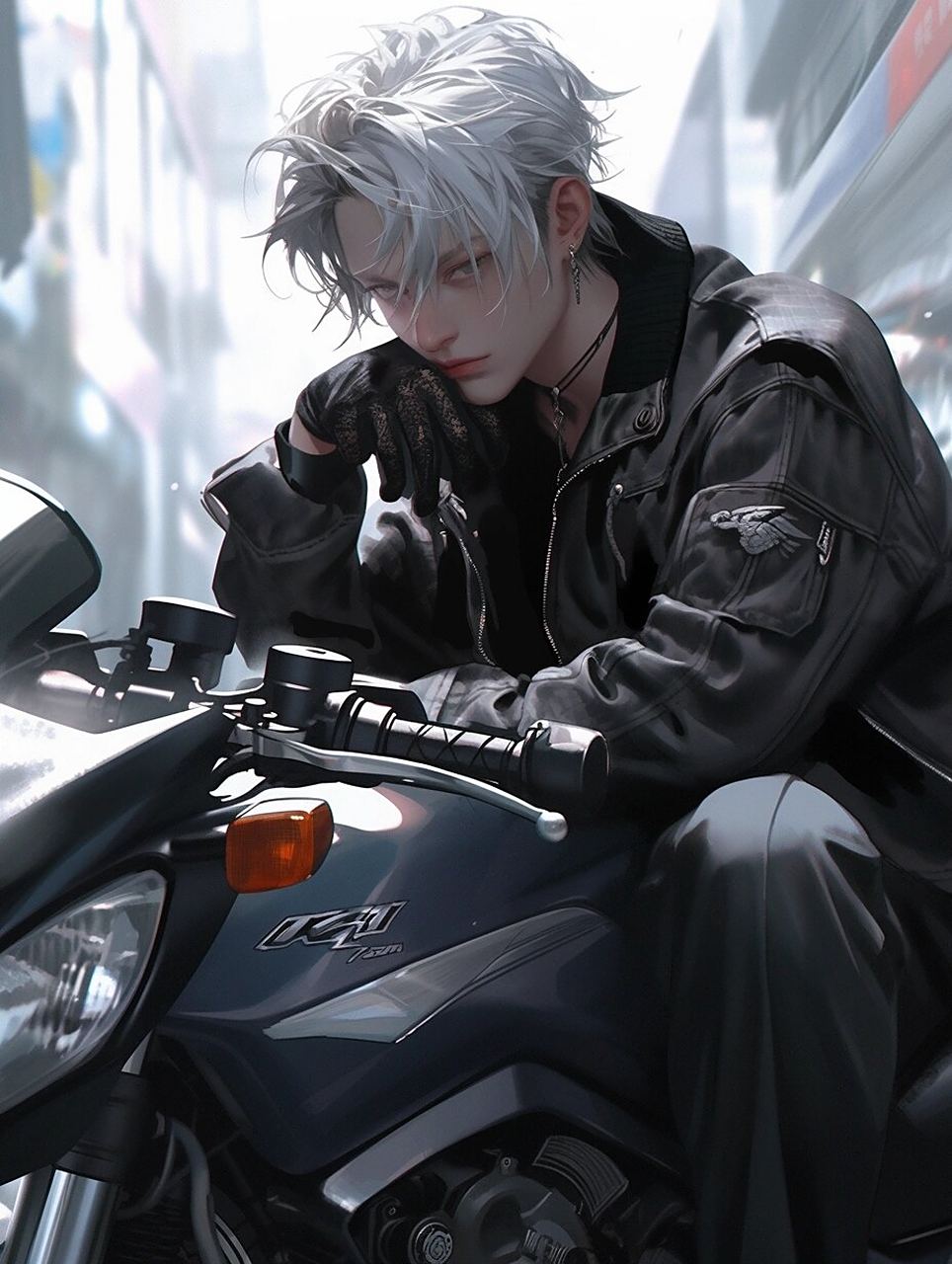 【男生头像】机车男孩,每个人心中的机车梦 酷帅拽,机车男孩,黑色夹克