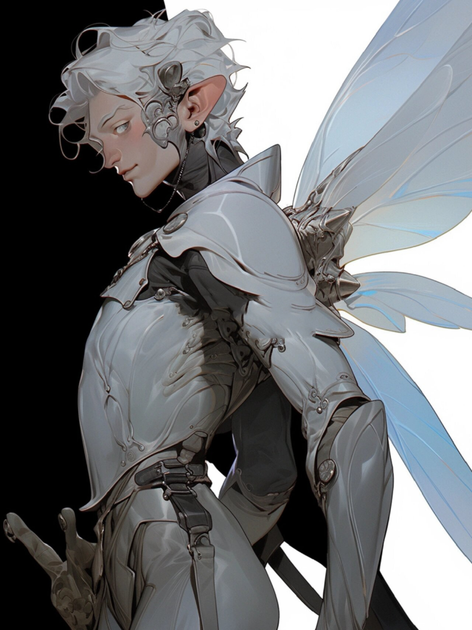 虫族设定|军雌永远在我的心巴上 一组帅气的军雌老婆～ #画画的日常