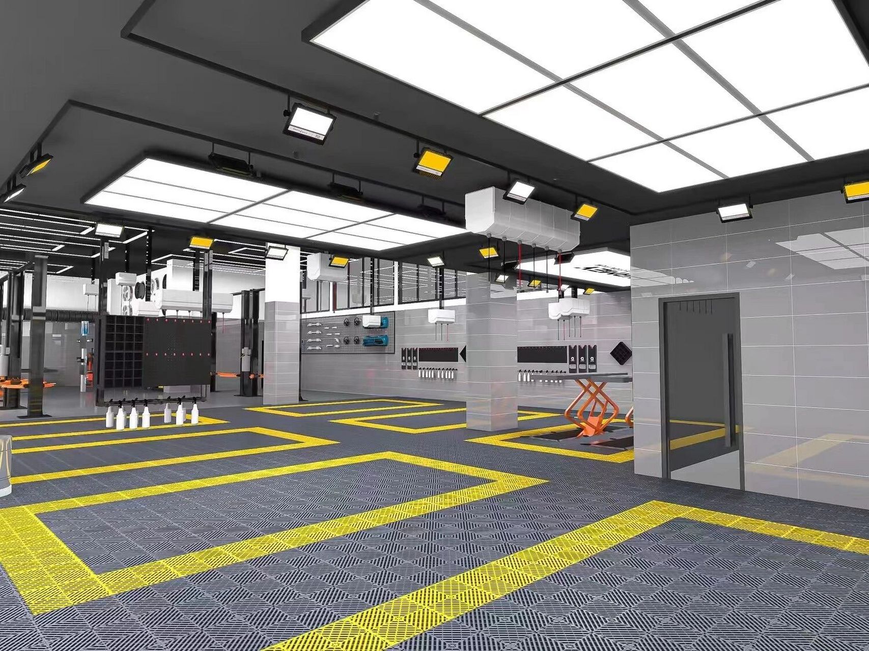 1,洗车店装修合理布局至关重要.