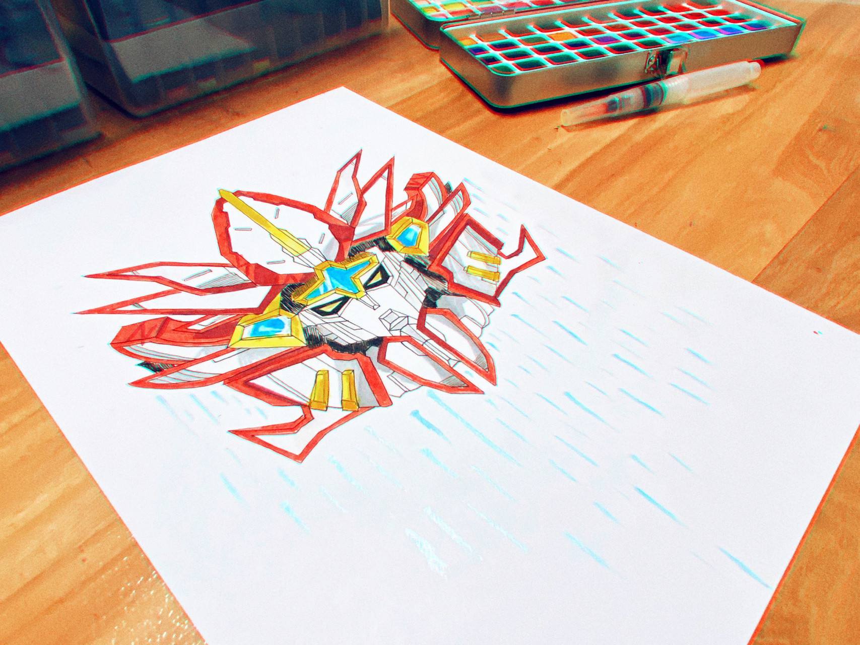 光能使者 光能使者火了,手绘一个光能使者