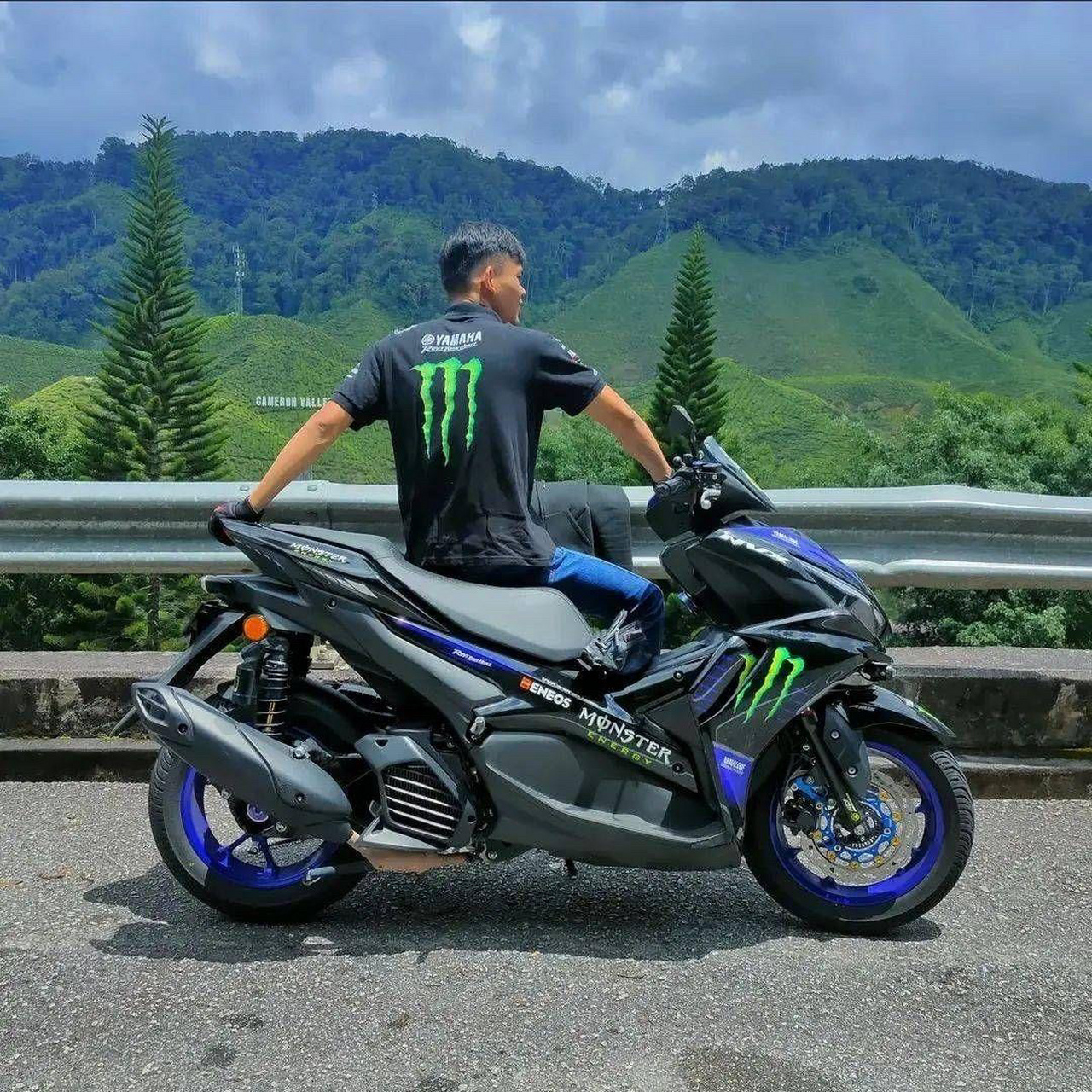 战斗羊aerox155开启预定 雅马哈官方刚刚发布了aerox155(nvx155)