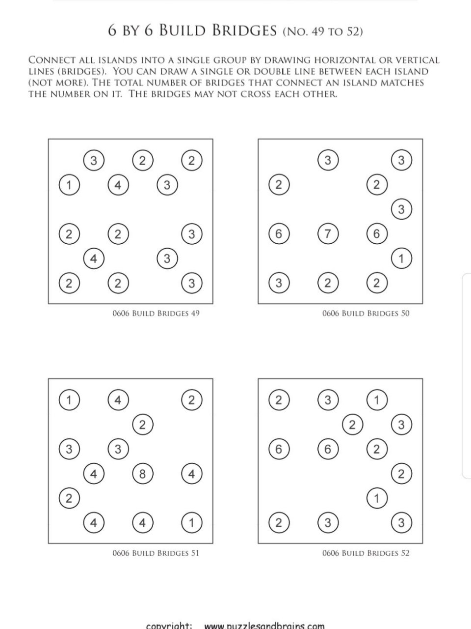 数桥谜题—激活孩子的数学思维 它全名叫纵横海岛数桥谜题, 需要通过