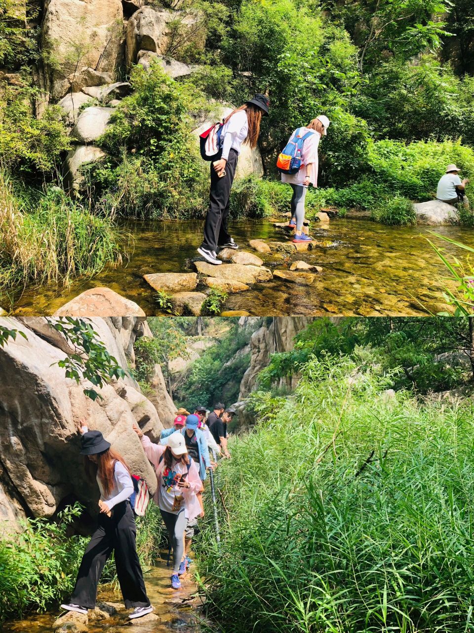 水泉沟徒步玩水90 打开北京夏天新方式95 栈道徒步93&峡谷穿越