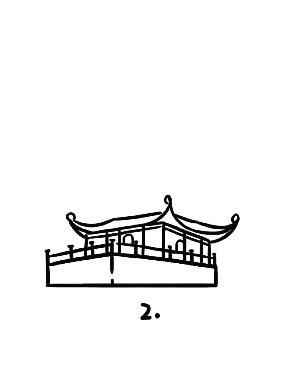 贵州著名景点简笔画图片