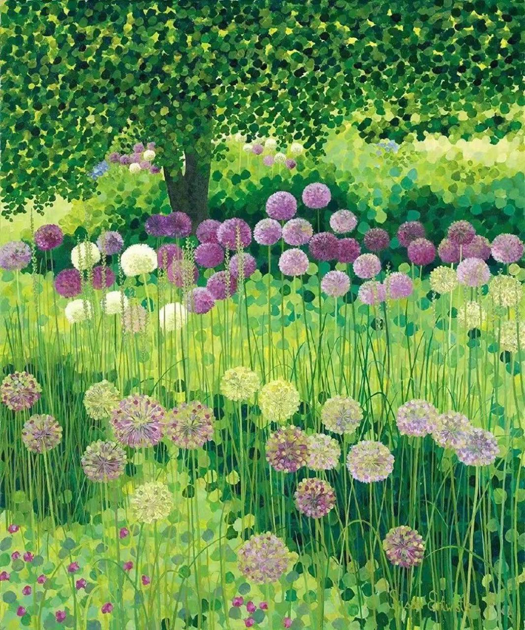 英国点彩画家susan entwistle作品集 #不可错过的美景# #把颜色绘成