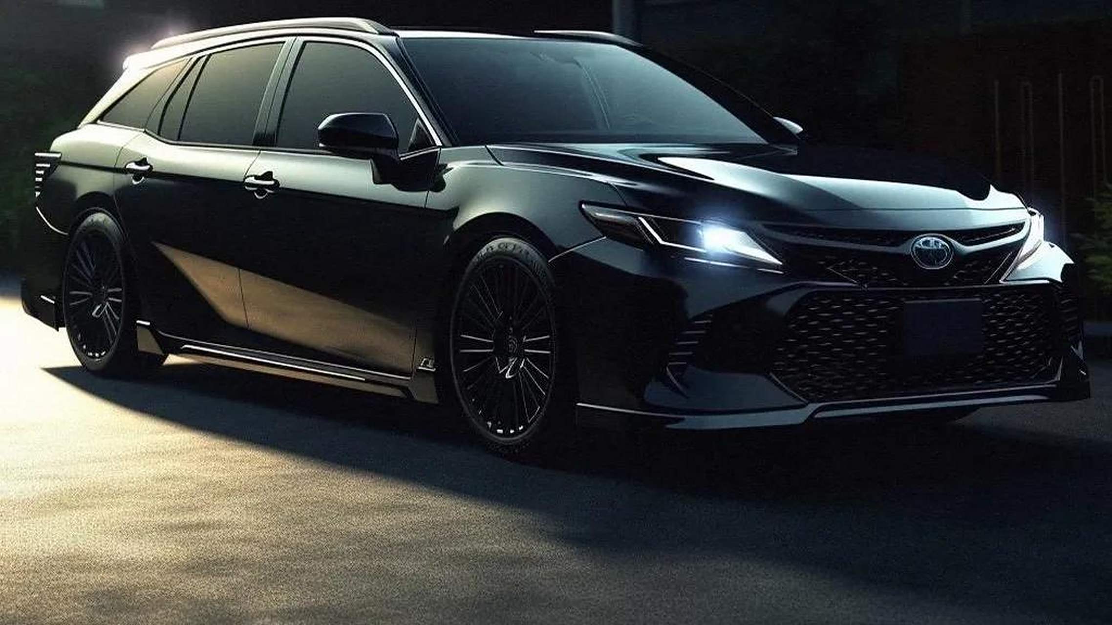 全新丰田凯美瑞旅行车预览图!这是把塞纳压扁了的凯美瑞吗?