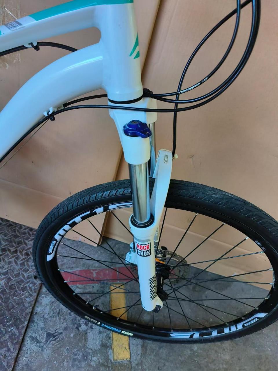 美利达维多利亚700,女款山地车前后双油碟27速,前叉带锁死,车架14.