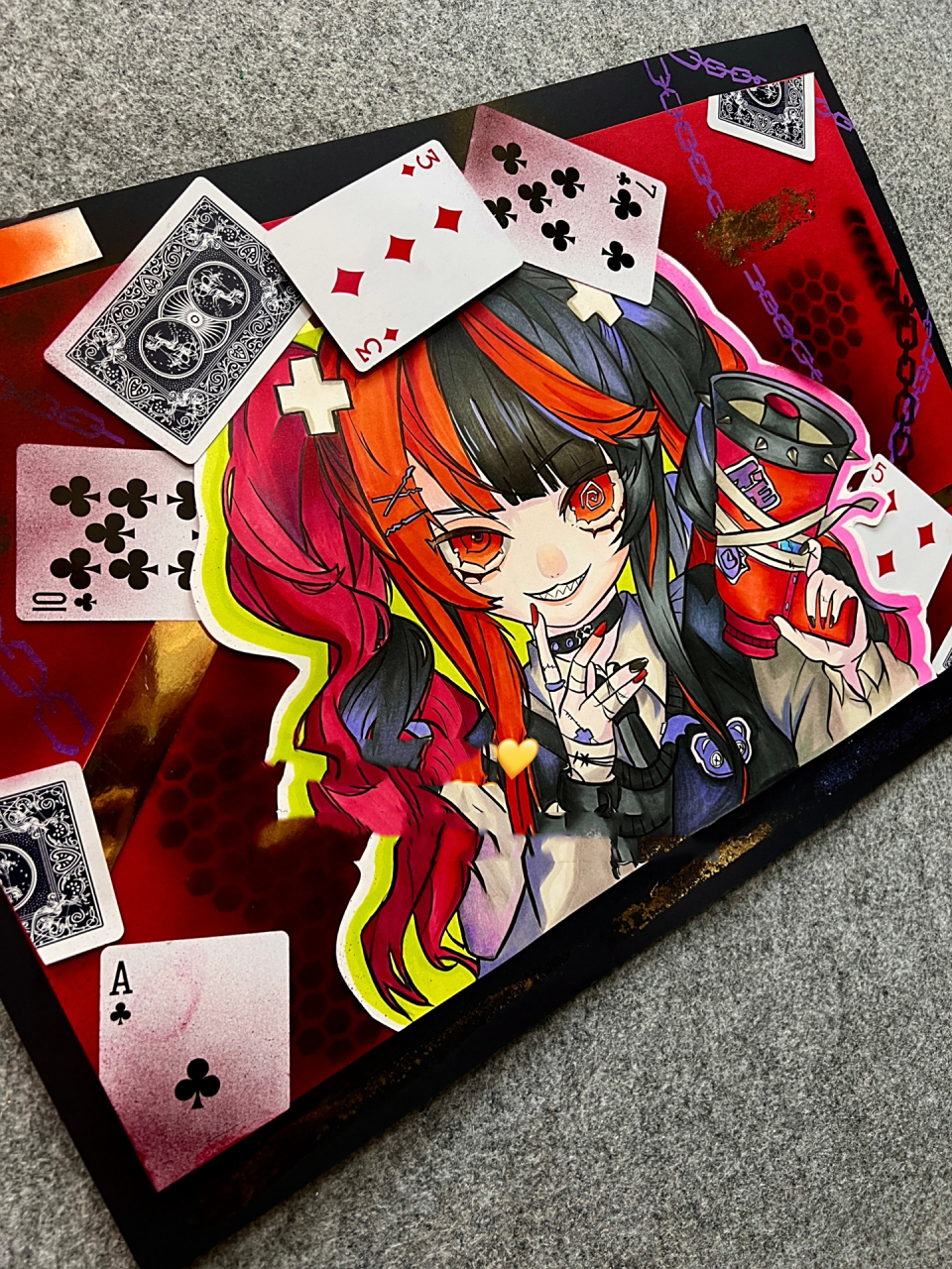 7115动漫《扑克牌女孩》暗黑系画风～非喜勿 一节适合高年龄段的