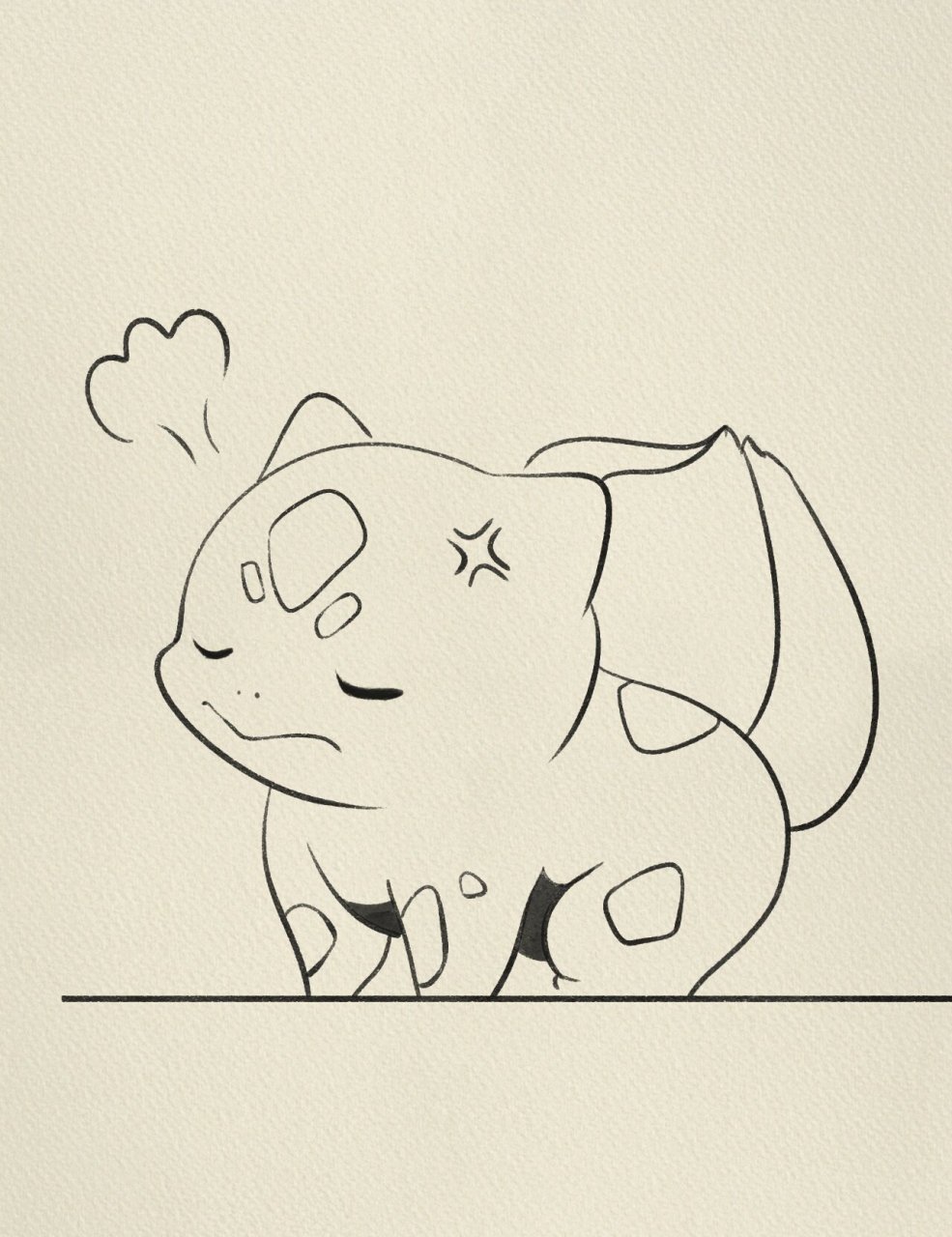 妙蛙种子简笔画‖(81)