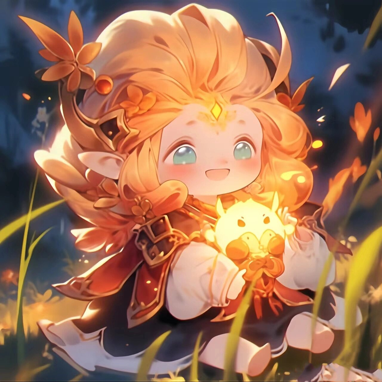 蛋仔派对舞舞的拟人头像 #头像