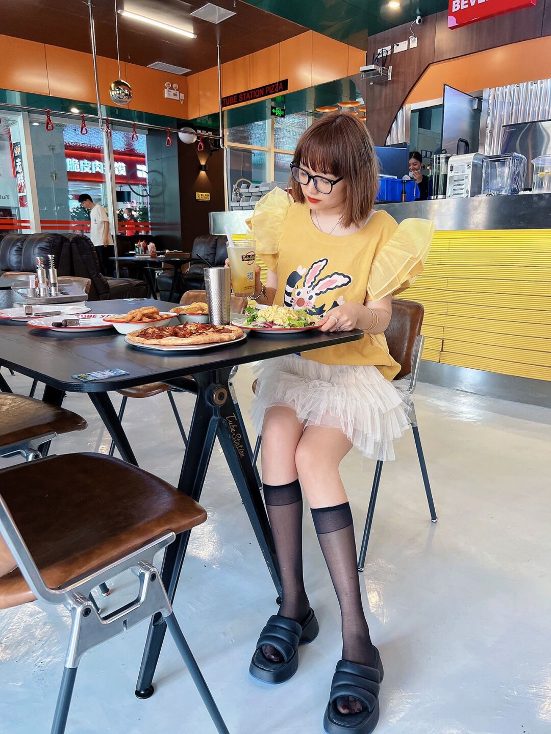 在济南吃披萨,站点是我的首选,今天逛山师打卡了诚基中心店,没想到