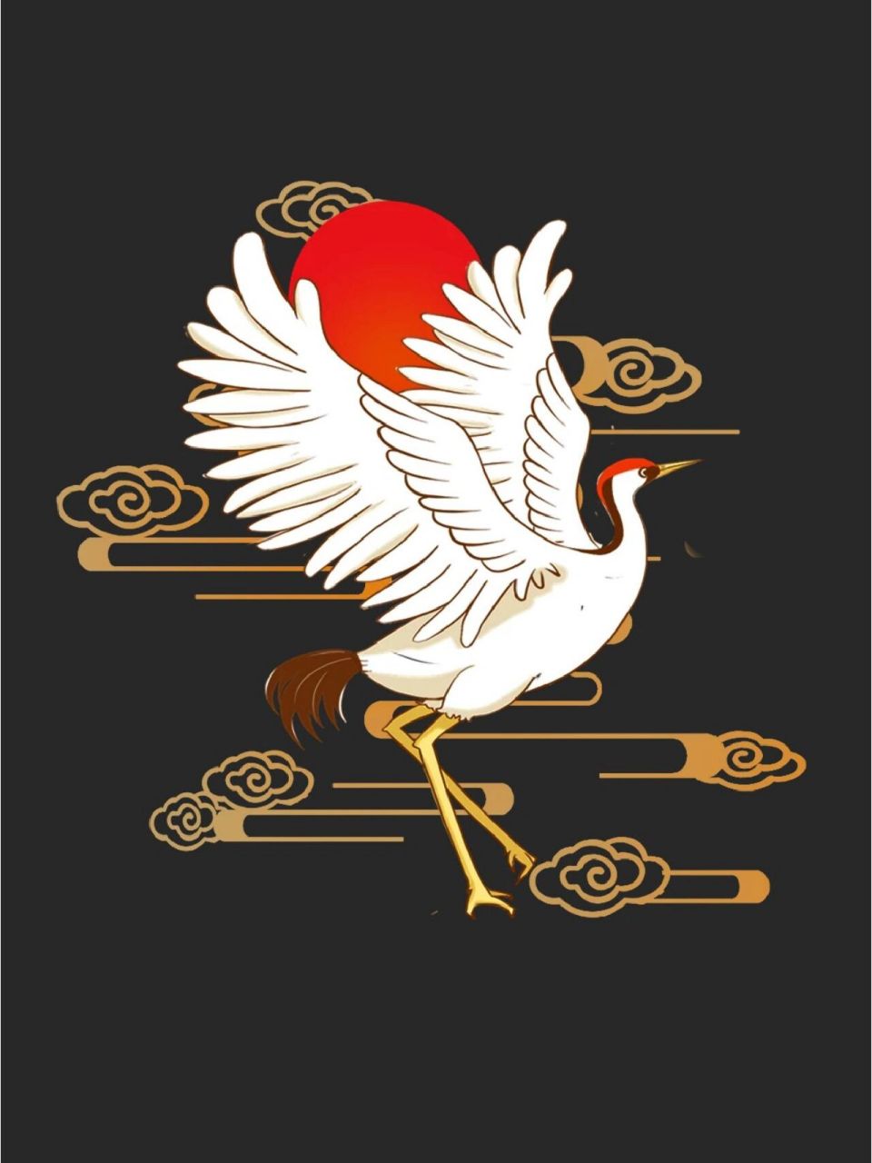 国潮古风 | 仙鹤png素材分享 哈喽~ 	 仙鹤是国潮风中常见的传统元素