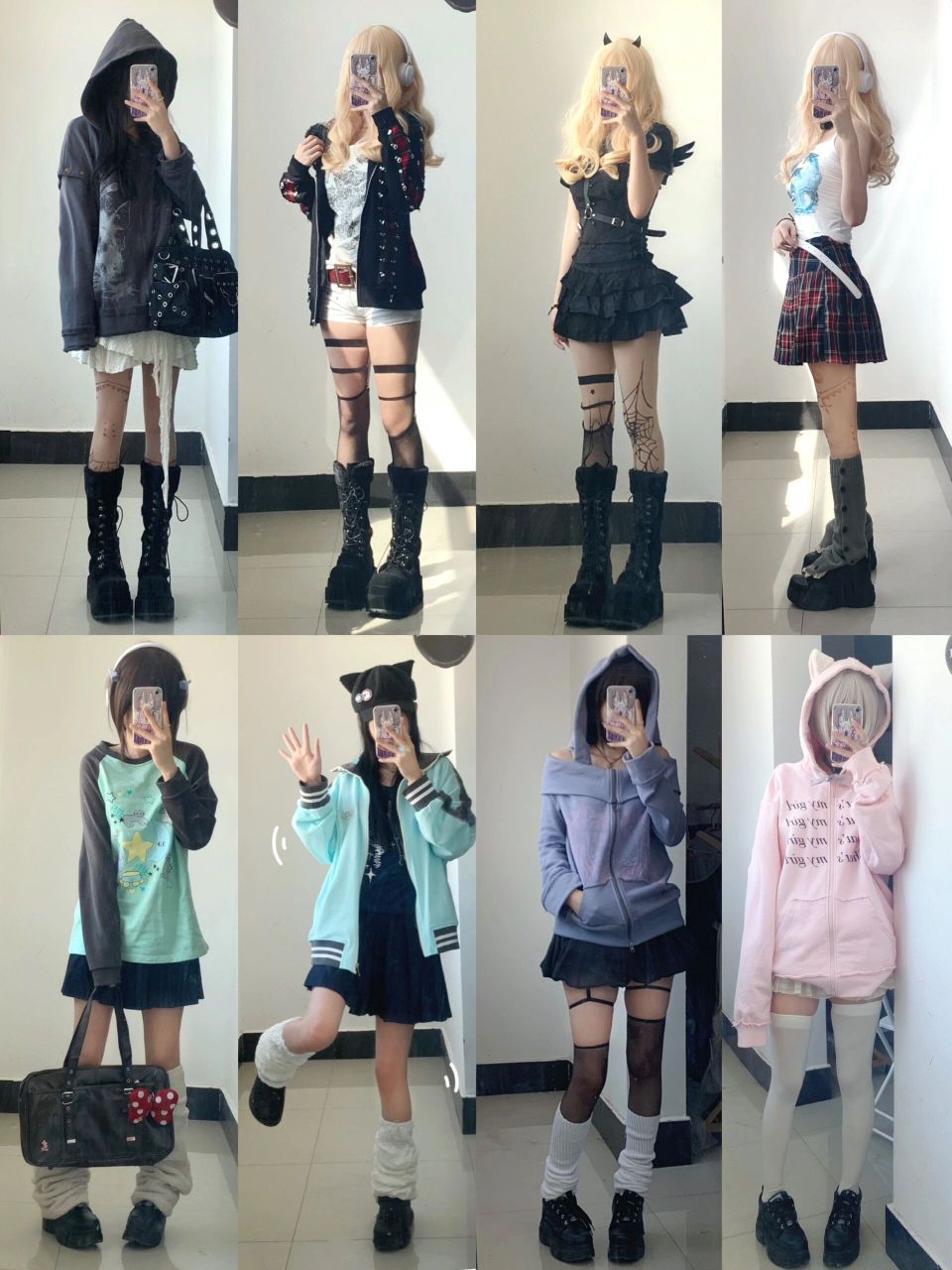 outfit*8|亚文化穿搭合集36( 36  )35 很喜欢现在这个温度 长袖