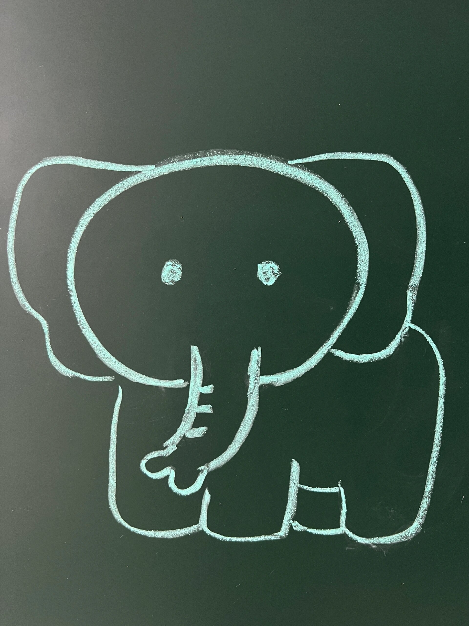 这样画elephant